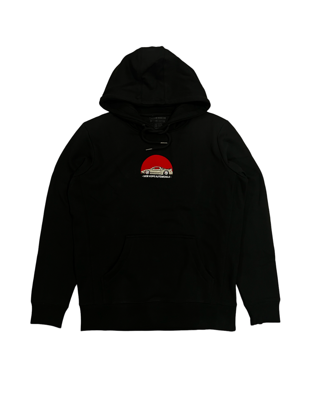 Small Chest Design Pull Over Hoodie